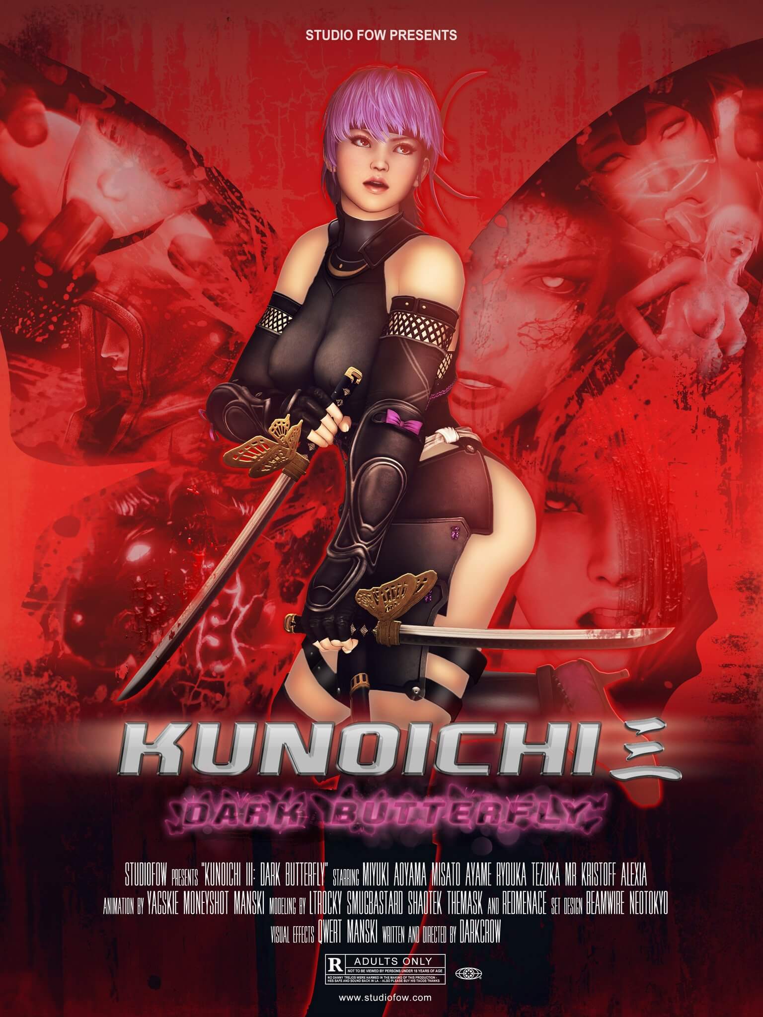 [3D] Kunoichi 3 – Dark Butterfly