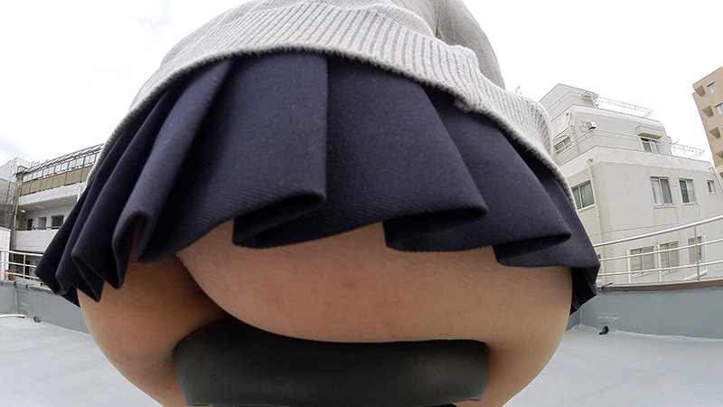 SLAP-105 Super Mini Skirt Schoolgirls – Little Plump Butts Panty Shots 3