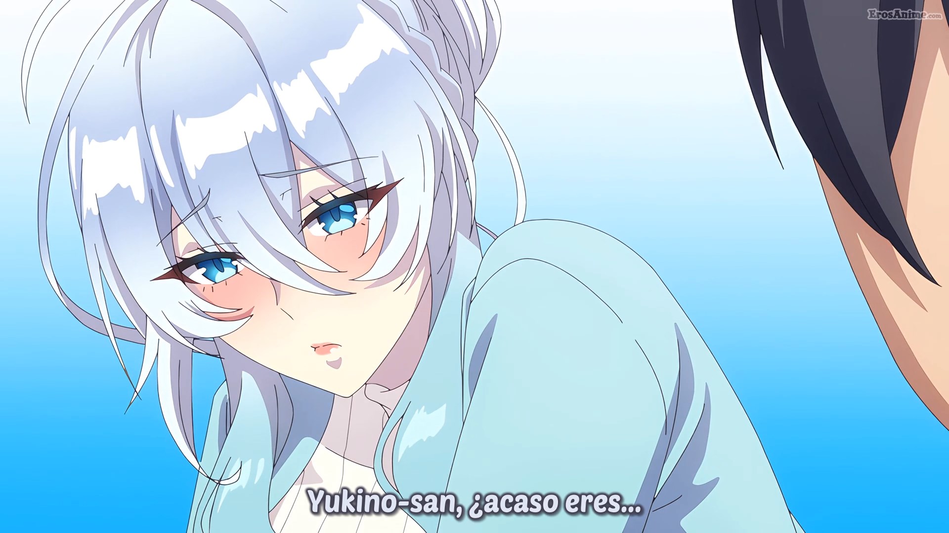Hitozukiai ga Nigate na Miboujin no Yukionna-san to Noroi no Yubiwa Episodio 01 Sub Español